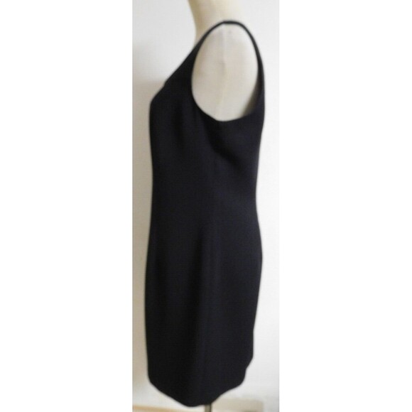 Women's Classic JOSEPH RIBKOFF LBD Black Sleeveless Fully Lined Fitted Dress  8 - Picture 5 of 10